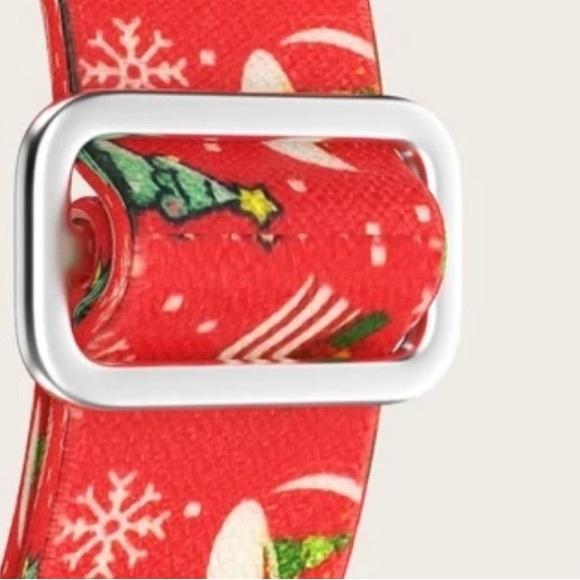 New Christmas Element Replacement Watchband Compatible With IWatch Series - Picture 2 of 9